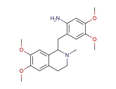 2-[(6,7-dimethoxy-2-methyl-3,4-dihydro-1H-isoquinolin-1-yl)methyl]-4,5-dimethoxy-aniline