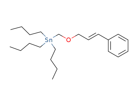 Molecular Structure of 121508-11-0 (Tributyl-((E)-3-phenyl-allyloxymethyl)-stannane)