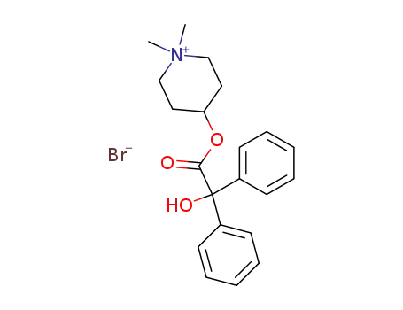 Molecular Structure of 5634-41-3 (parapenzolate bromide)