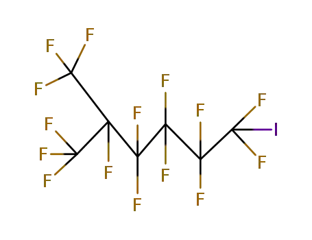 Molecular Structure of 3486-08-6 (PERFLUOROISOHEPTYL IODIDE)