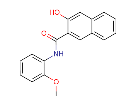 2-Naphthalenecarboxamide,3-hydroxy-N-(2-methoxyphenyl)-(135-62-6)