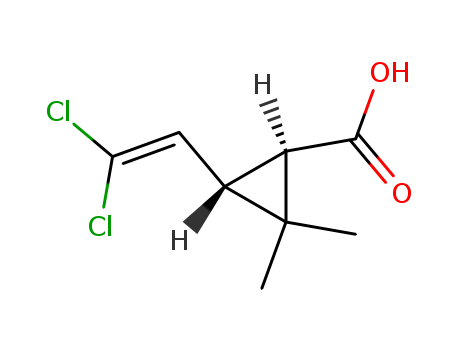 Cyclopropanecarboxylicacid, 3-(2,2-dichloroethenyl)-2,2-dimethyl-, (1R,3S)-