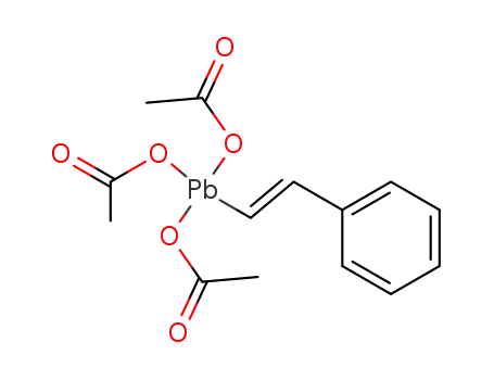 Plumbane, tris(acetyloxy)(2-phenylethenyl)-, (E)-