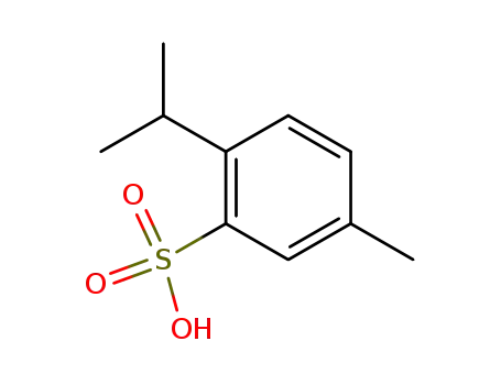 Benzenesulfonic acid, 5-methyl-2-(1-methylethyl)-