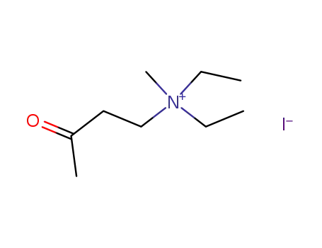 Molecular Structure of 43025-83-8 (1-Butanaminium, N,N-diethyl-N-methyl-3-oxo-, iodide)