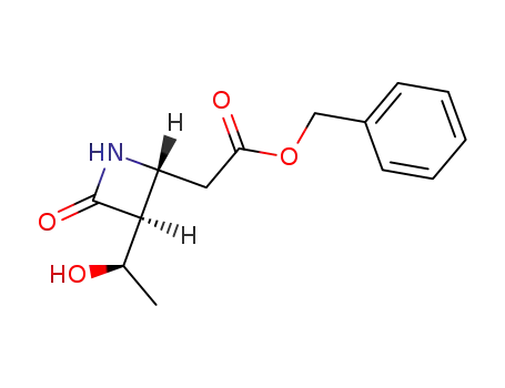 (3S,4R)-3-<(R)-1-hydroxyethyl>-4-<(benzyloxycarbonyl)methyl>-2-azetidinone