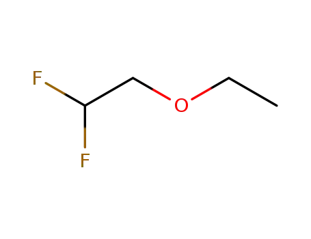 Molecular Structure of 372-55-4 (2,2-difluoroethyl ethyl ether)
