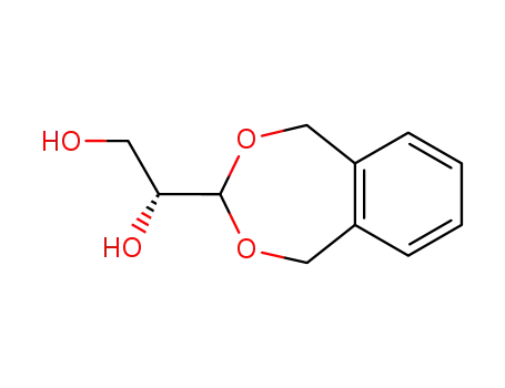 Molecular Structure of 153323-30-9 (3-[(1R)-1,2-dihydroxyethyl]-1,5-dihydro-3H-2,4-benzodioxepine)