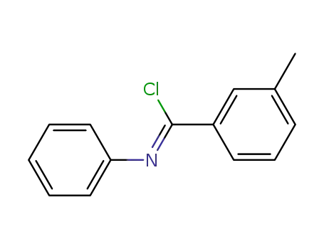 Molecular Structure of 87281-94-5 (3-methyl-<i>N</i>-phenyl-benzimidoyl chloride)