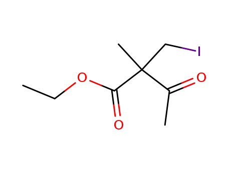 ethyl 2-acetyl-2-iodomethylpropionate