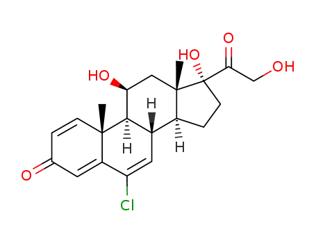 Molecular Structure of 5251-34-3 (Cloprednol)