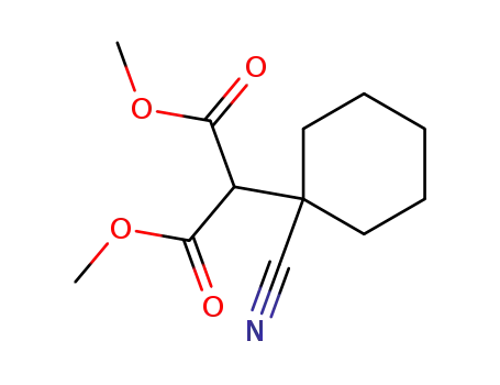 Molecular Structure of 128262-19-1 (dimethyl (1-cyanocyclohexyl)malonate)