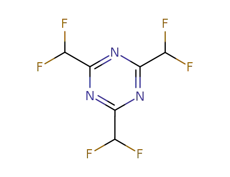 Molecular Structure of 369-22-2 (2,4,6-TRIS(DIFLUOROMETHYL)-1,3,5-TRIAZINE)
