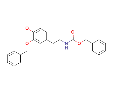 Molecular Structure of 350586-97-9 ([2-(3-benzyloxy-4-methoxy-phenyl)-ethyl]-carbamic acid benzyl ester)