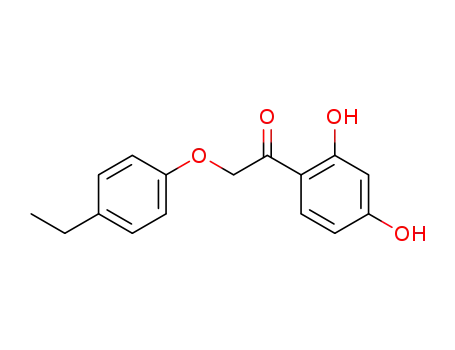 1-(2,4-Dihydroxy-phenyl)-2-(4-ethyl-phenoxy)-ethanone