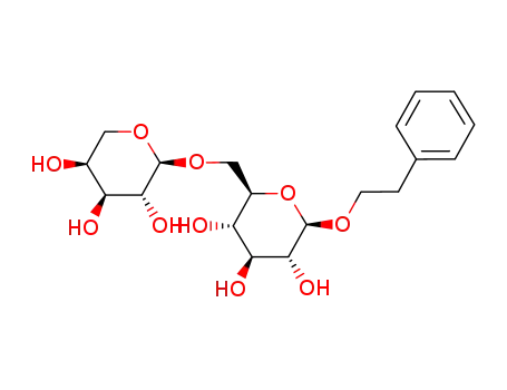 2-phenylethyl 1-O-α-L-arabinopyranosyl-(1->6)-β-D-glucopyranoside