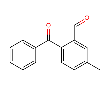 Molecular Structure of 90445-38-8 (Benzaldehyde, 2-benzoyl-5-methyl-)