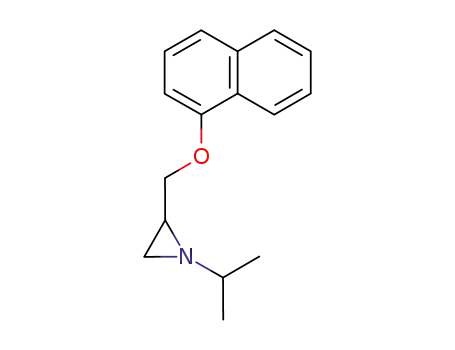 Molecular Structure of 27827-17-4 (1-isopropyl-2-naphthalen-1-yloxymethyl-aziridine)