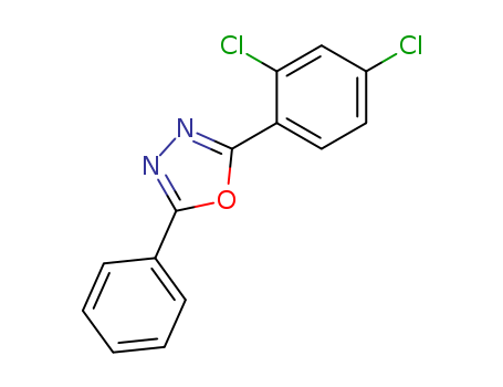 2-(2,4-Dichlorophenyl)-5-phenyl-1,3,4-oxadiazole cas  62682-01-3