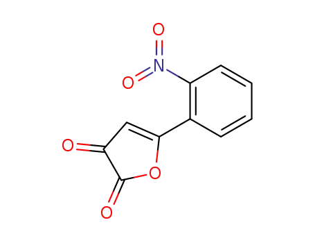Molecular Structure of 179243-01-7 (5-(2-Nitro-phenyl)-furan-2,3-dione)