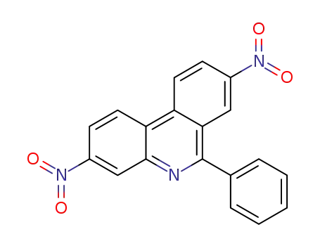 Molecular Structure of 82921-86-6 (3,8-DINITRO-6-PHENYLPHENANTHRIDINE)