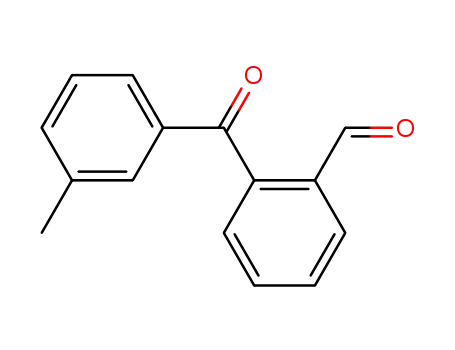 Molecular Structure of 90445-42-4 (Benzaldehyde, 2-(3-methylbenzoyl)-)