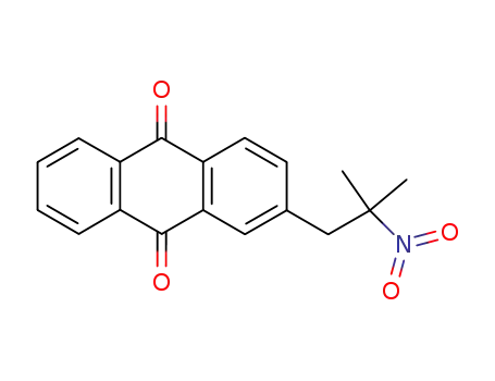 Molecular Structure of 116688-58-5 (2-(2-methyl 2-nitropropyl)anthraquinone)