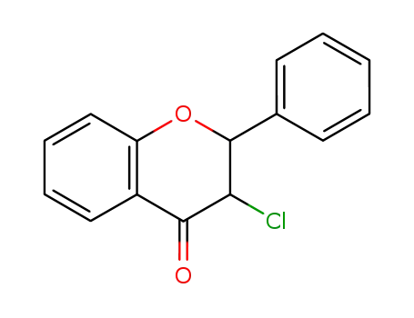 Molecular Structure of 70460-47-8 (3-chloro-2-phenyl-2,3-dihydro-4H-chromen-4-one)