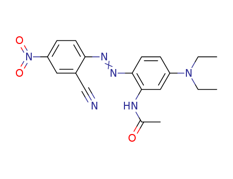 Acetamide,N-[2-[2-(2-cyano-4-nitrophenyl)diazenyl]-5-(diethylamino)phenyl]-