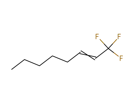 Molecular Structure of 407-65-8 (1,1,1-trifluoro-oct-2-ene)