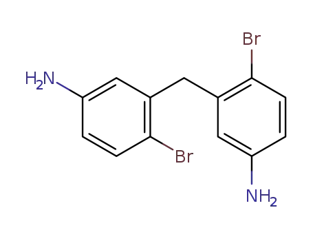 Molecular Structure of 861525-32-8 (bis-(5-amino-2-bromo-phenyl)-methane)