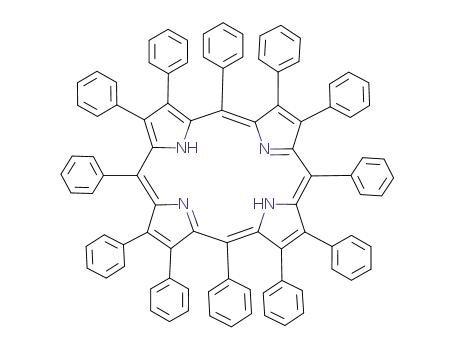Molecular Structure of 131507-72-7 (21H,23H-Porphine, 2,3,5,7,8,10,12,13,15,17,18,20-dodecaphenylporphyrin)