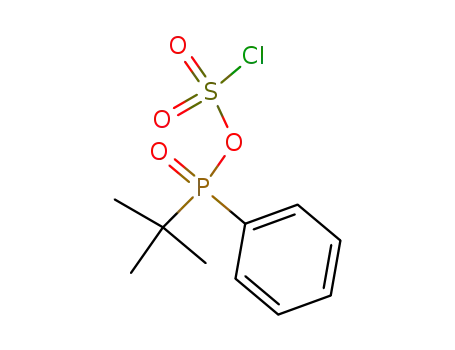 Molecular Structure of 97730-06-8 (tert-butylphenylphosphinic chlorosulfonic anhydride)
