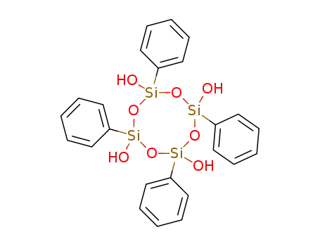 Molecular Structure of 3450-18-8 (2,4,6,8-tetraphenyl-1,3,5,7,2,4,6,8-tetroxatetrasilocane-2,4,6,8-tetrol)