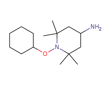 Molecular Structure of 122586-92-9 (4-amino-1-cyclohexyloxy-2,2,6,6-tetramethylpiperidine)