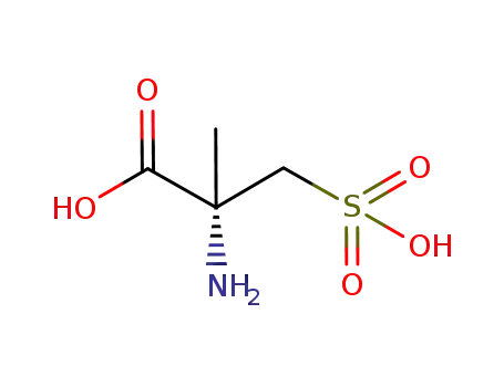 Molecular Structure of 1127229-10-0 (D(S)-2-methylcysteic acid)