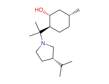 (3'S)-8-(3'-isopropylpyrrolidinyl)menthol