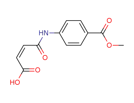 Molecular Structure of 125407-30-9 ((2Z)-3-{[4-(methoxycarbonyl)phenyl]carbamoyl}prop-2-enoic acid)