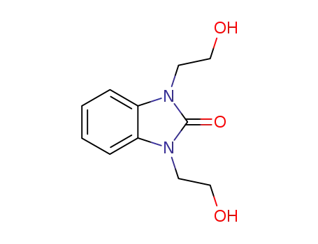 Molecular Structure of 39936-67-9 (1,3-dihydro-1,3-bis(2-hydroxyethyl)-2H-benzimidazol-2-one)
