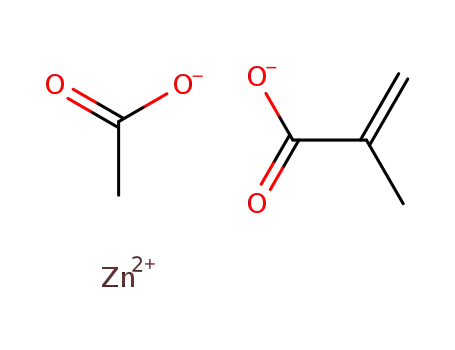 Molecular Structure of 272771-37-6 (zinc methacryliate acetate)
