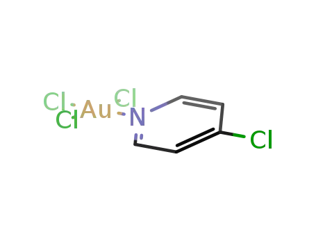 Molecular Structure of 21252-75-5 (trichloro(4-chloropyridine)gold(III))