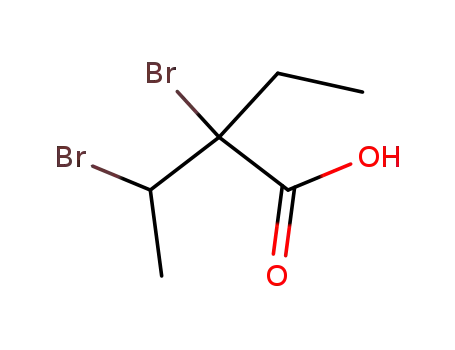 Molecular Structure of 6335-72-4 (2,3-dibromo-2-ethyl-butanoic acid)