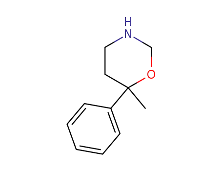 Molecular Structure of 19798-94-8 (tetrahydro-6-methyl-6-phenyl-2H-1,3-oxazine)