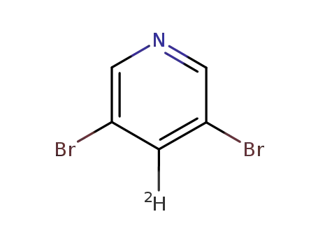 deuterio-4 dibromo-3,5 pyridine