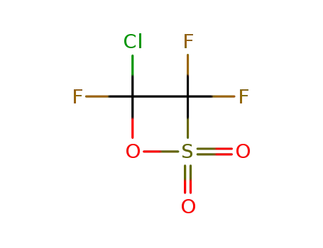 Molecular Structure of 933-29-9 (4-chlorotrifluoro-1,2-oxathietane 2,2-dioxide)