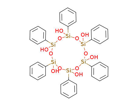 Molecular Structure of 154354-98-0 (2,4,6,8,10,12-hexahydroxy-2,4,6,8,10,12-hexaphenylcyclohexasiloxane)