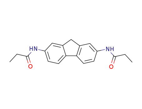Molecular Structure of 434293-70-6 (<i>N</i>,<i>N</i>'-fluorene-2,7-diyl-bis-propionamide)