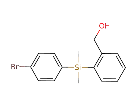 {2-[(4-Bromophenyl)dimethylsilyl]phenyl}methanol