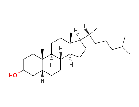 Molecular Structure of 566-84-7 (5β-cholestan-3-ol)