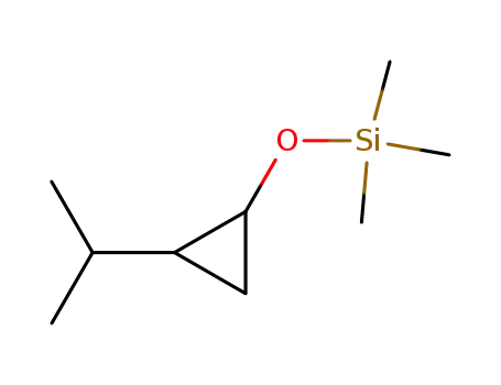 Molecular Structure of 137518-43-5 (Silane, trimethyl[[2-(1-methylethyl)cyclopropyl]oxy]- (9CI))